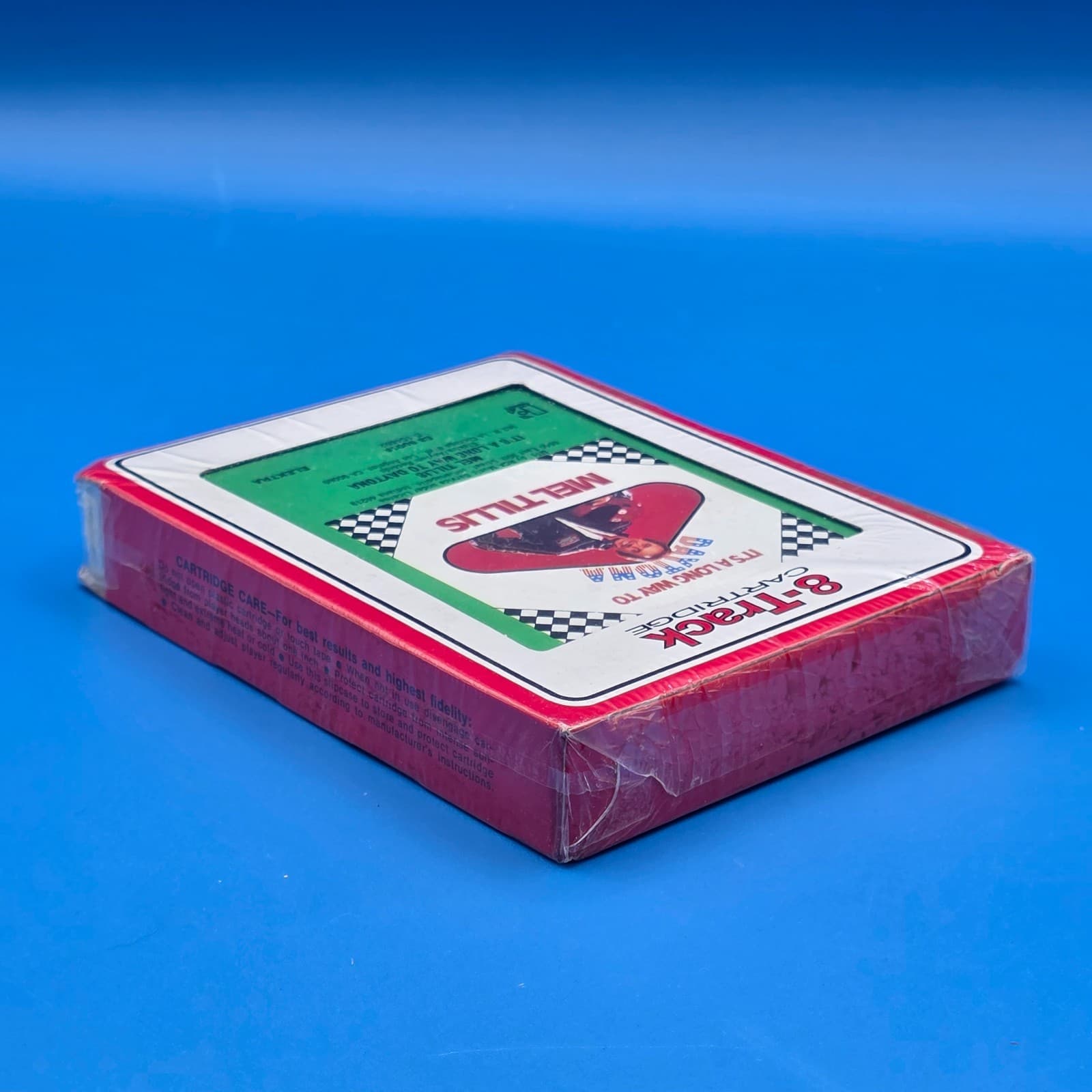 Mel Tillis LONG WAY DAYTONA 8 Track Tape SEALED 1982 Country Pop Rock Race Car - Thumbnail 3