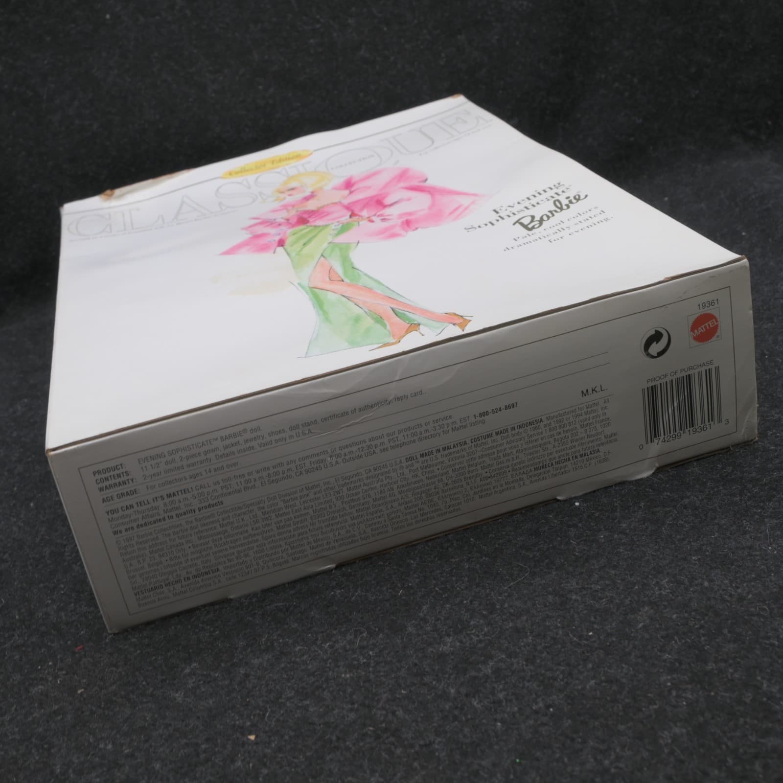 Mattel Barbie Classique Collection Evening Sophisticate Collector Edition Doll - Thumbnail 7