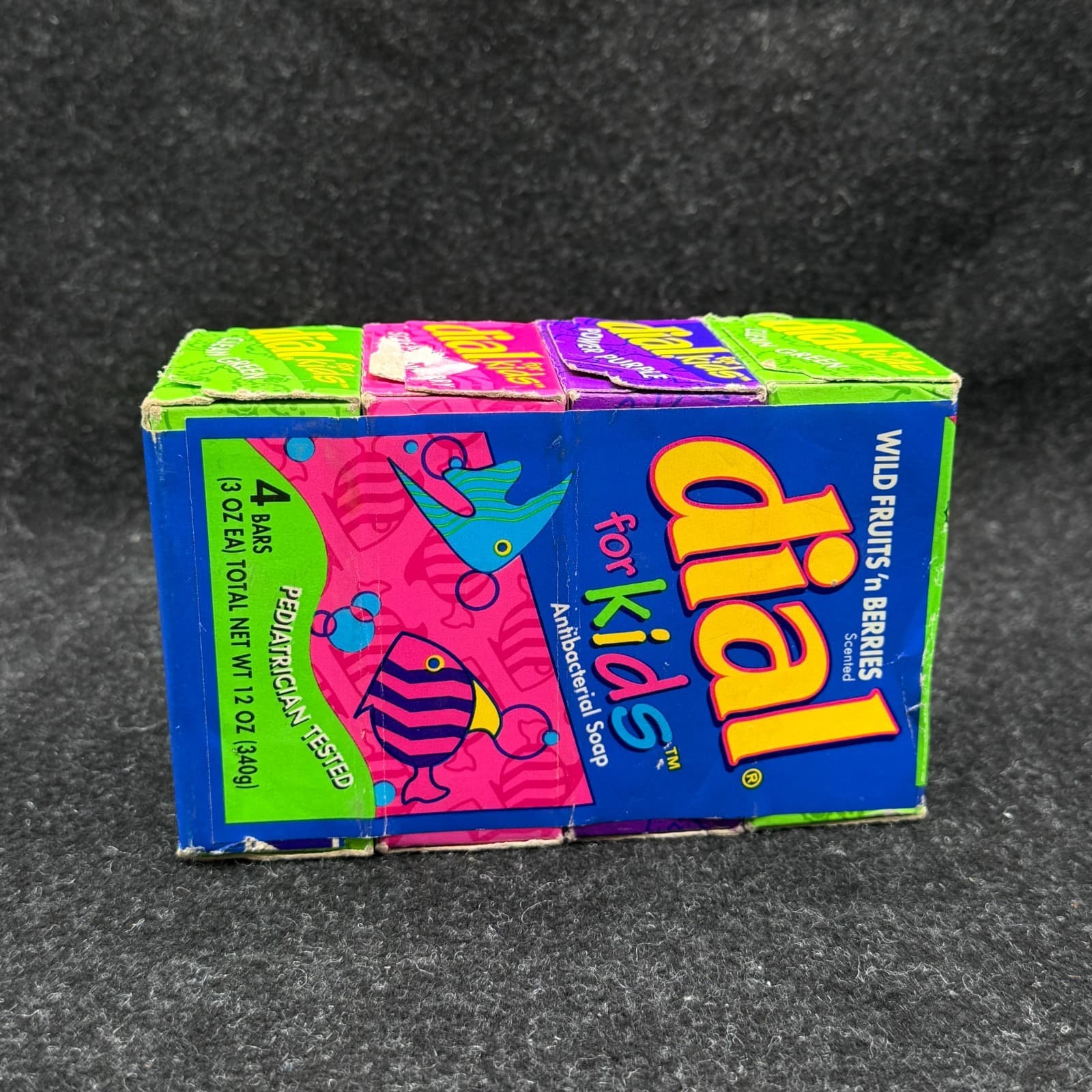 Vintage Dial For Kids Soap Wild Fruits N Berries 4 Bars (3oz Each) - Thumbnail 4