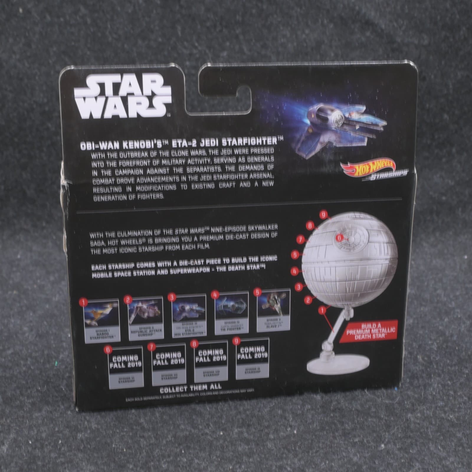Hot Wheels Star Wars Starships ETA-2 Jedi Starfighter Obi-Wan Kenobi - Thumbnail 6
