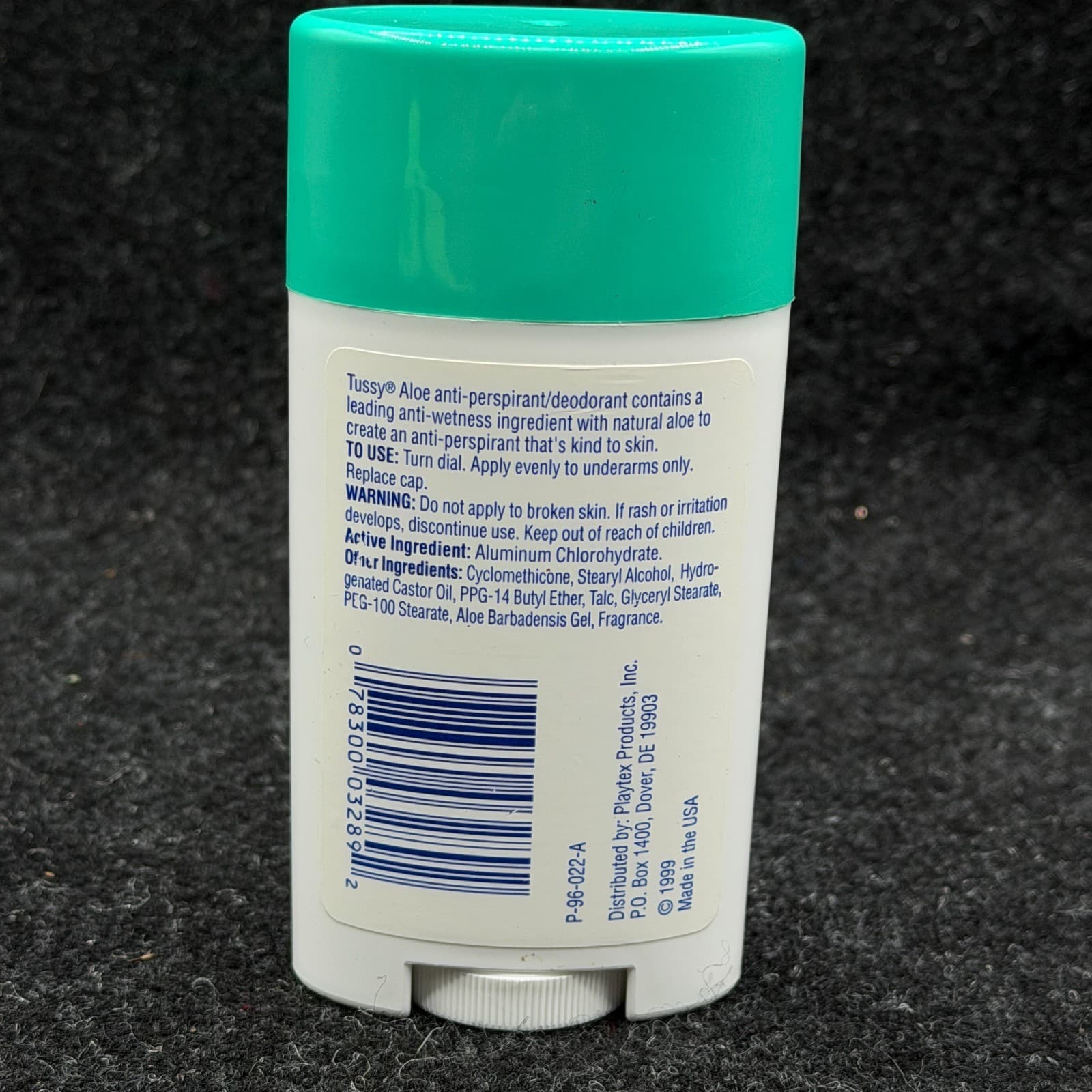 Vintage New Old Stock TUSSY Aloe Stick Deodorant 1.7oz SUPER RARE! - Thumbnail 4