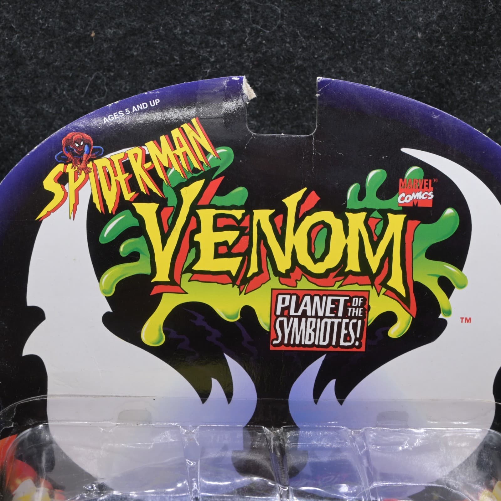 Spider-Man Venom Planet of the Symbiotes SCREAM 1996 ToyBiz Action Figure - Thumbnail 4