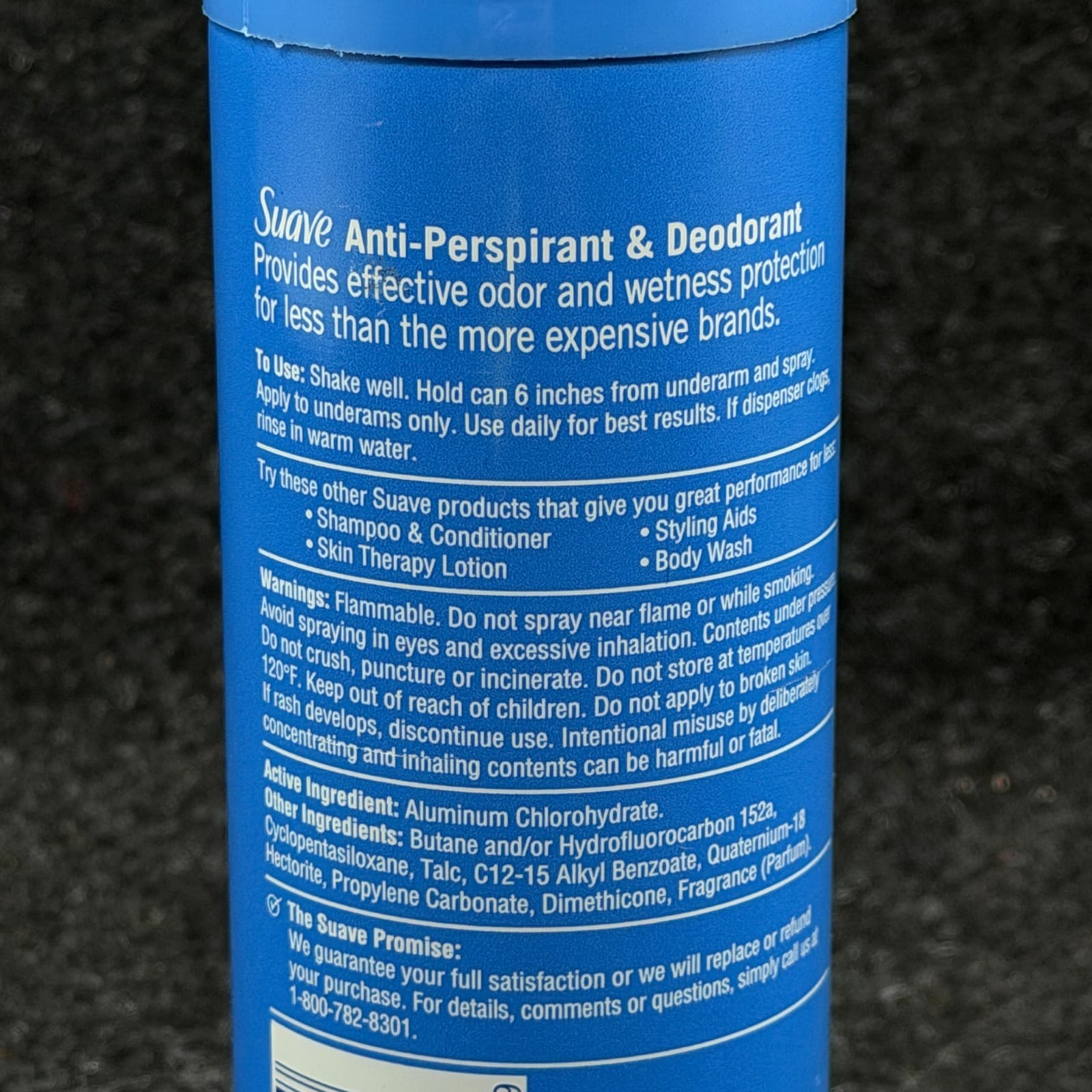 VINTAGE Suave Regular FRESH SCENT Spray Antiperspirant Deodorant 4 oz OLD STOCK - Thumbnail 5