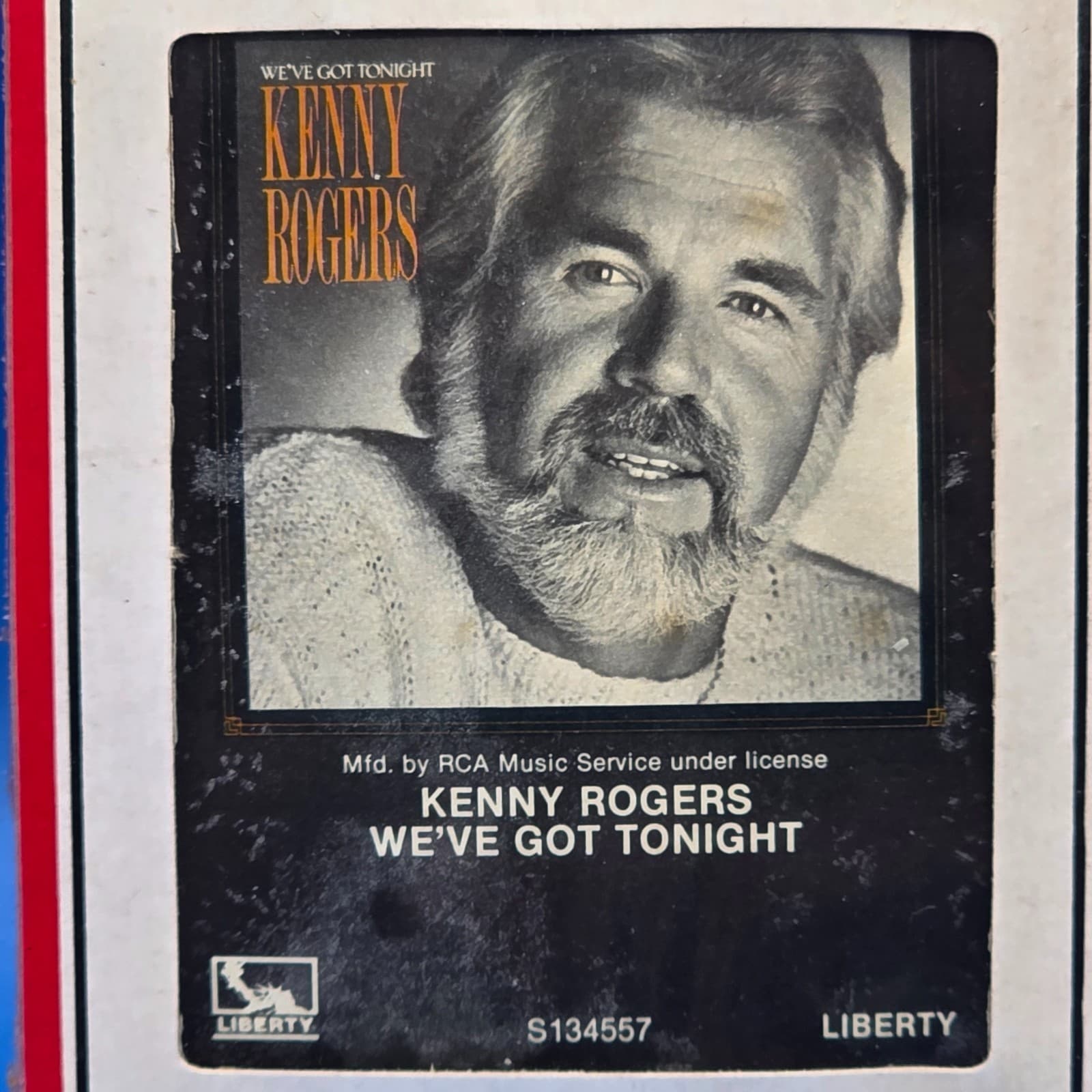Kenny Rogers We'Ve Got Tonight 8 Track 1983 New Sealed Liberty - Thumbnail 2