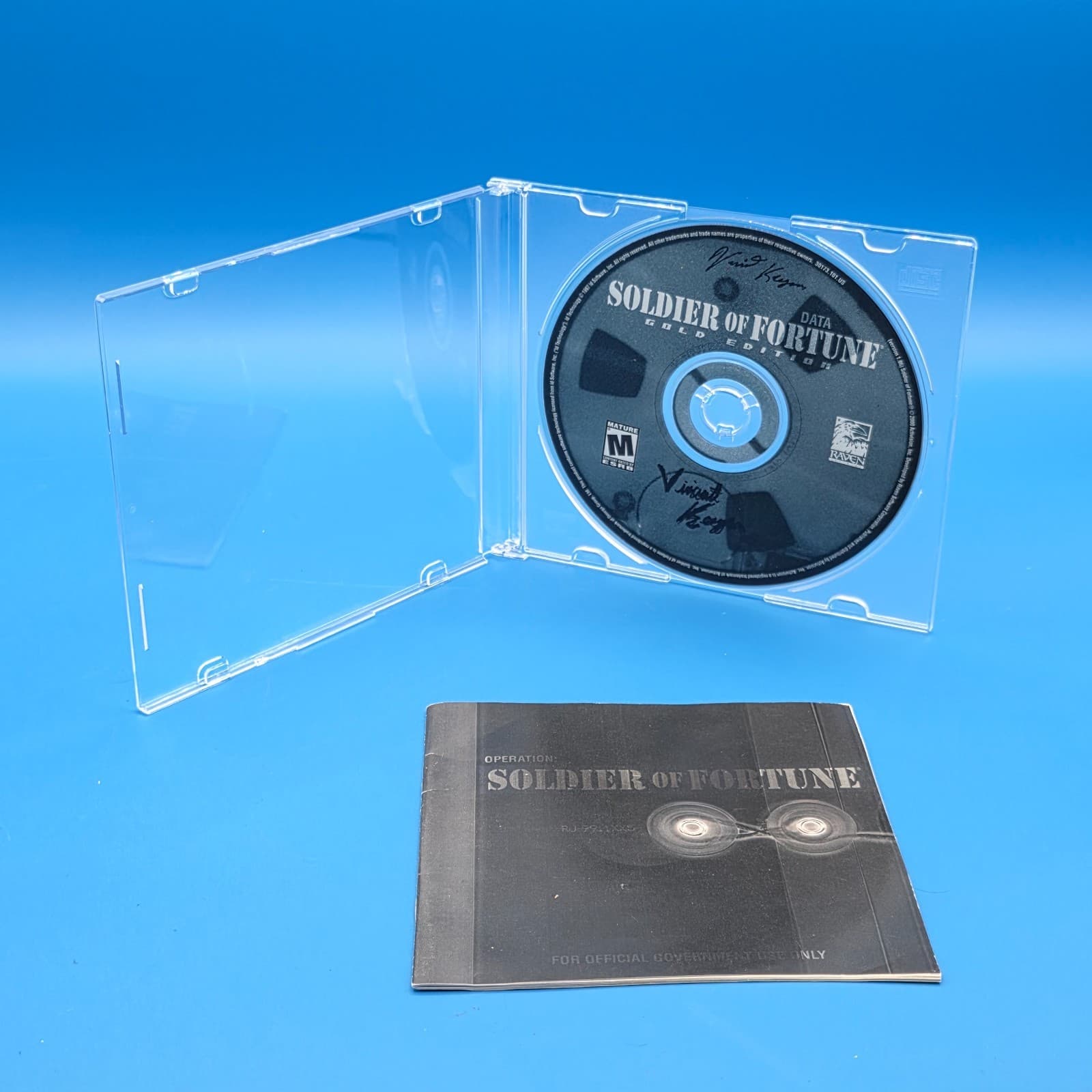 Operation Soldier of Fortune: Gold Edition (PC CD-ROM Game, 2000) DISC Manual