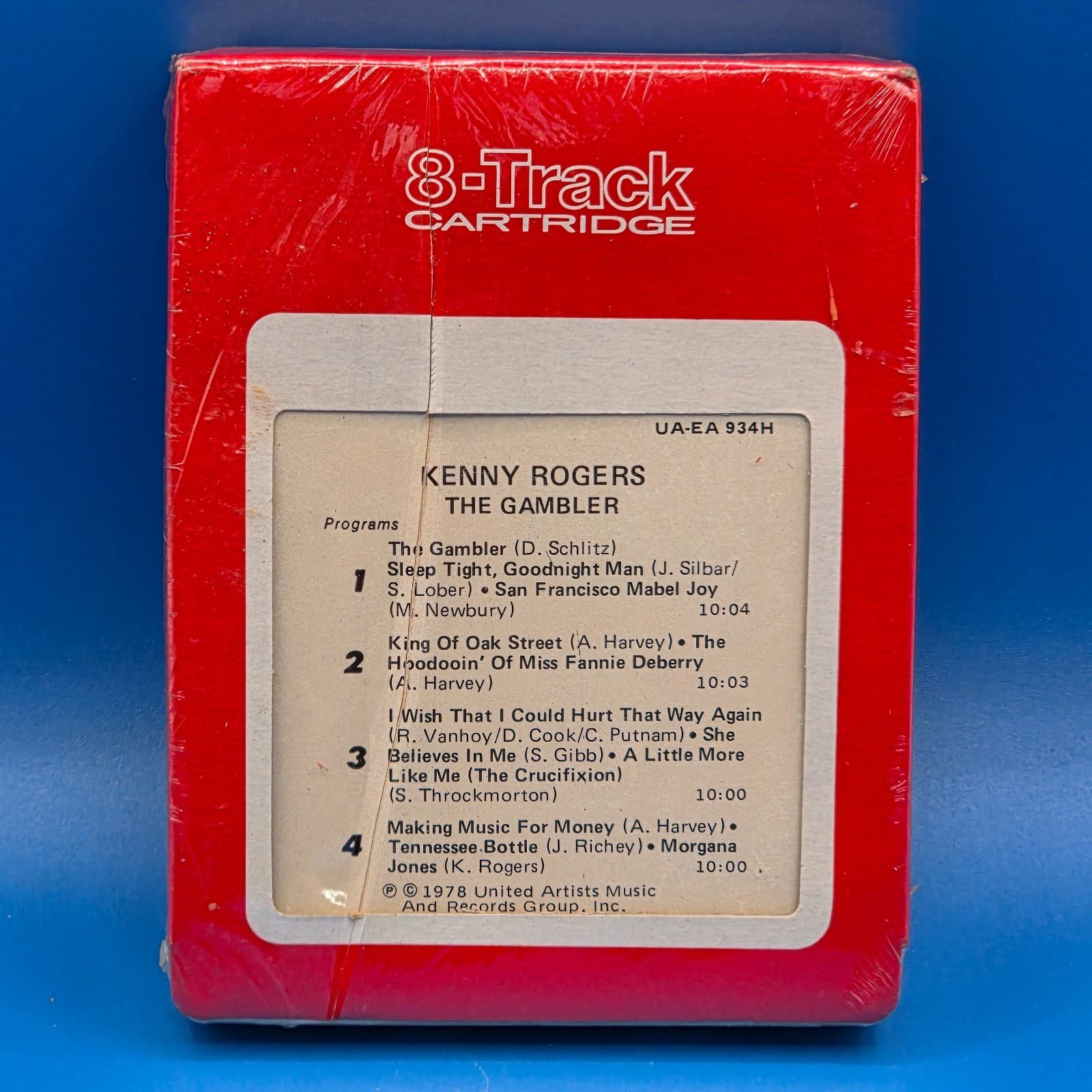 KENNY ROGERS--THE GAMBLER *SEALED* *8 TRACK* #152 - Thumbnail 7