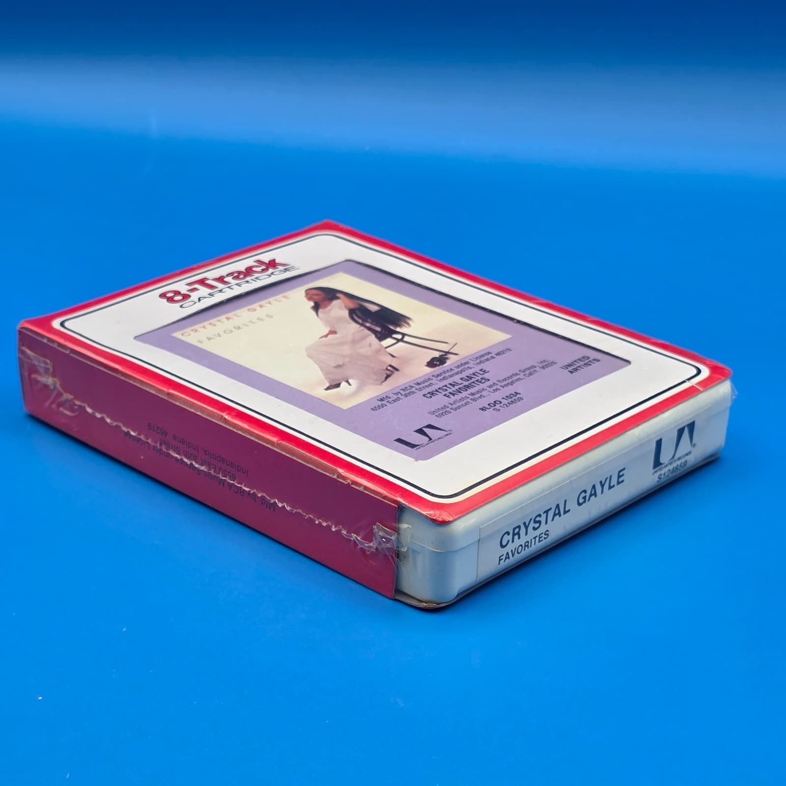 Crystal Gayle Favorites 8 Track Tape SL00124659 Still Sealed - Thumbnail 4