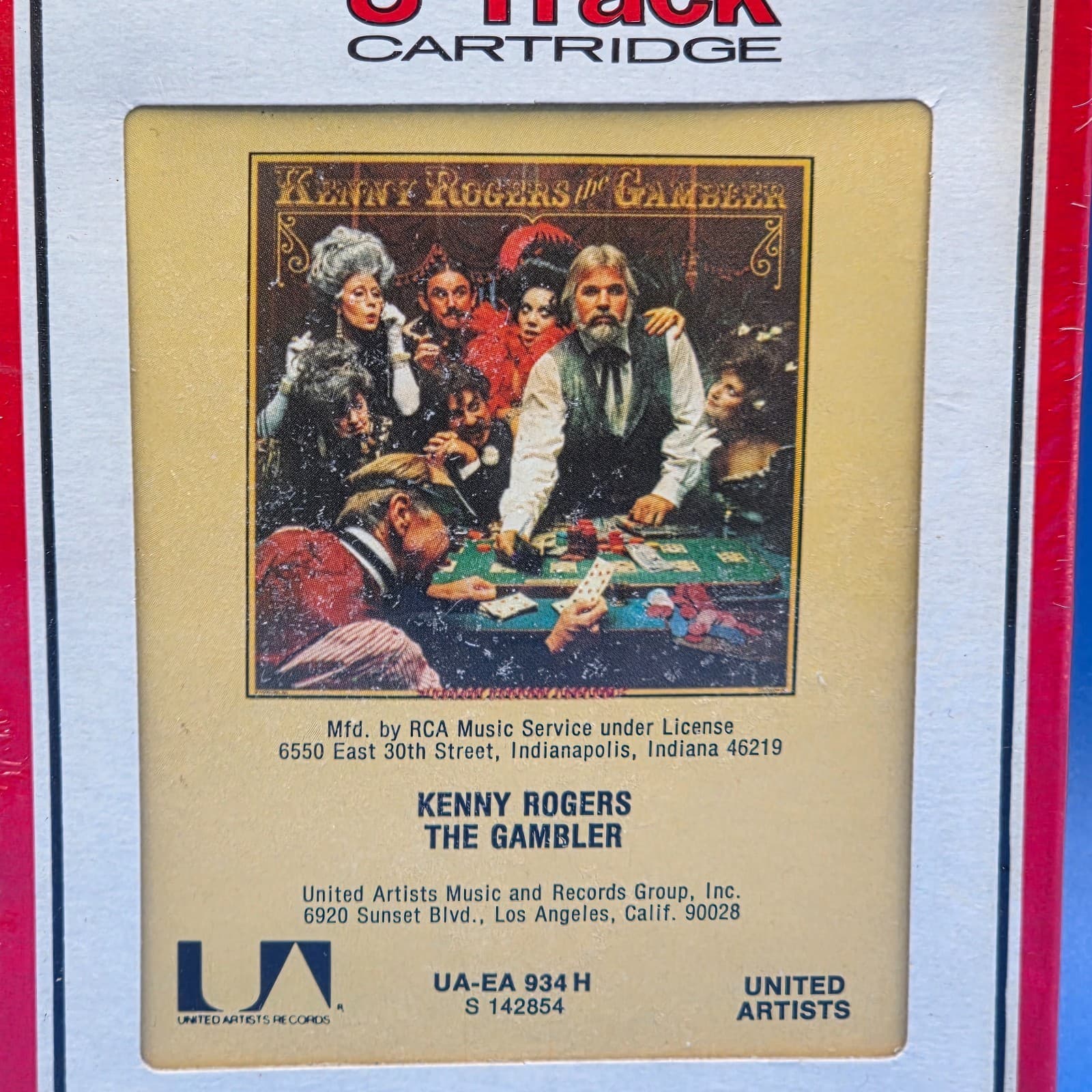 KENNY ROGERS--THE GAMBLER *SEALED* *8 TRACK* #152 - Thumbnail 2
