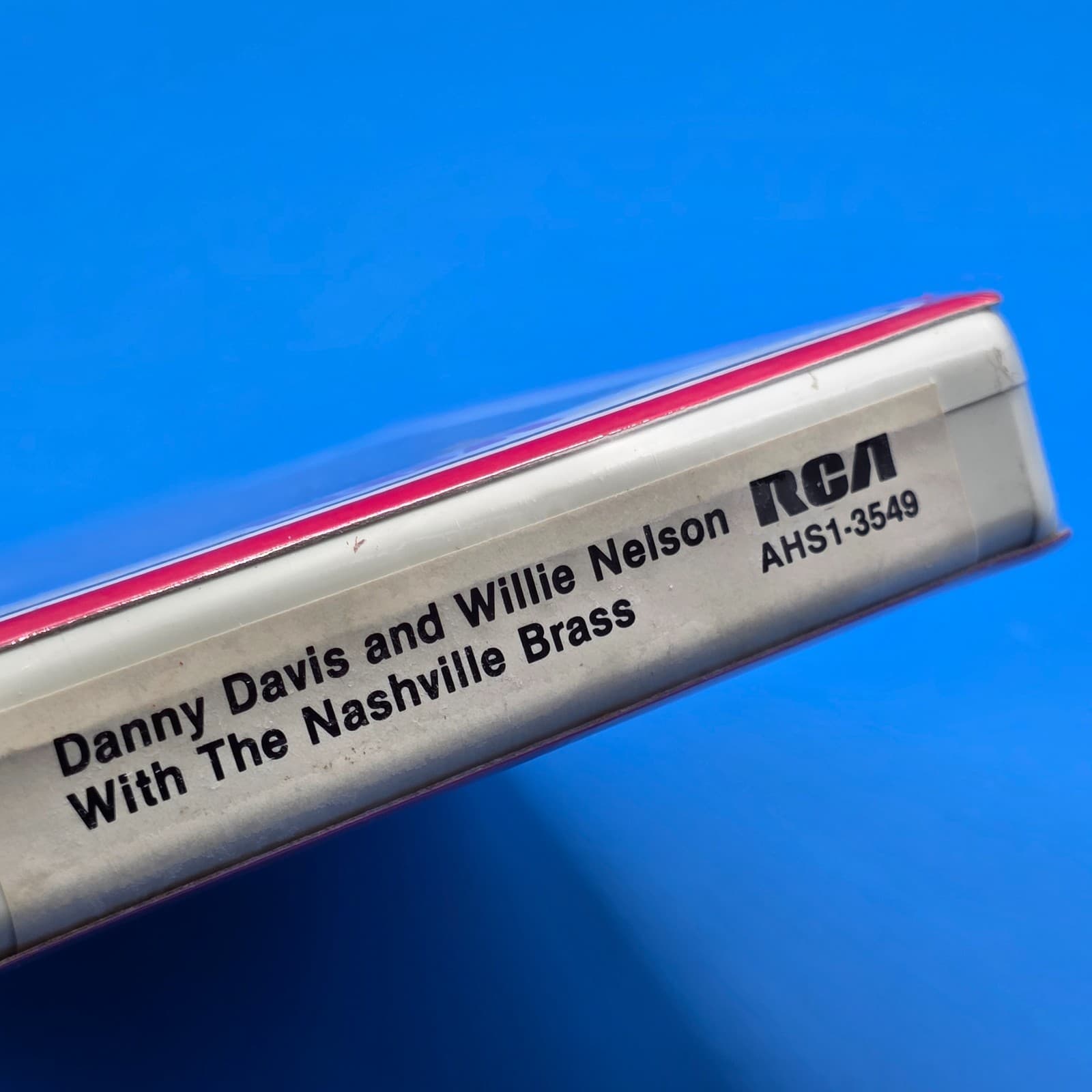 New 1989 Danny Davis And Willie Nelson With The Nashville Brass - 8-track Sealed - Thumbnail 7