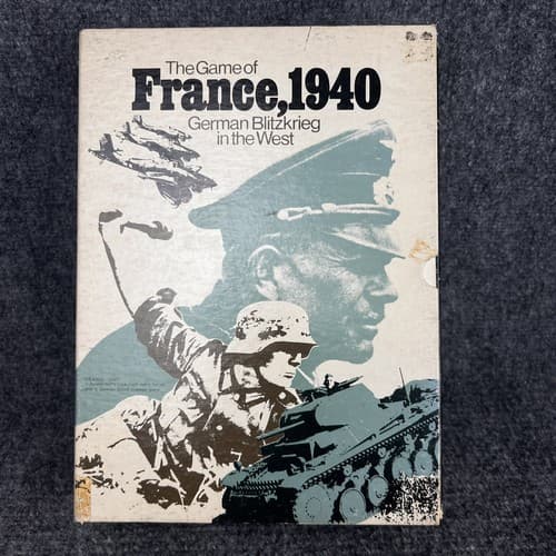 Vintage 1972 The Game of France 1940 German Blitzkrieg In The West Avalon Hill - Thumbnail 3