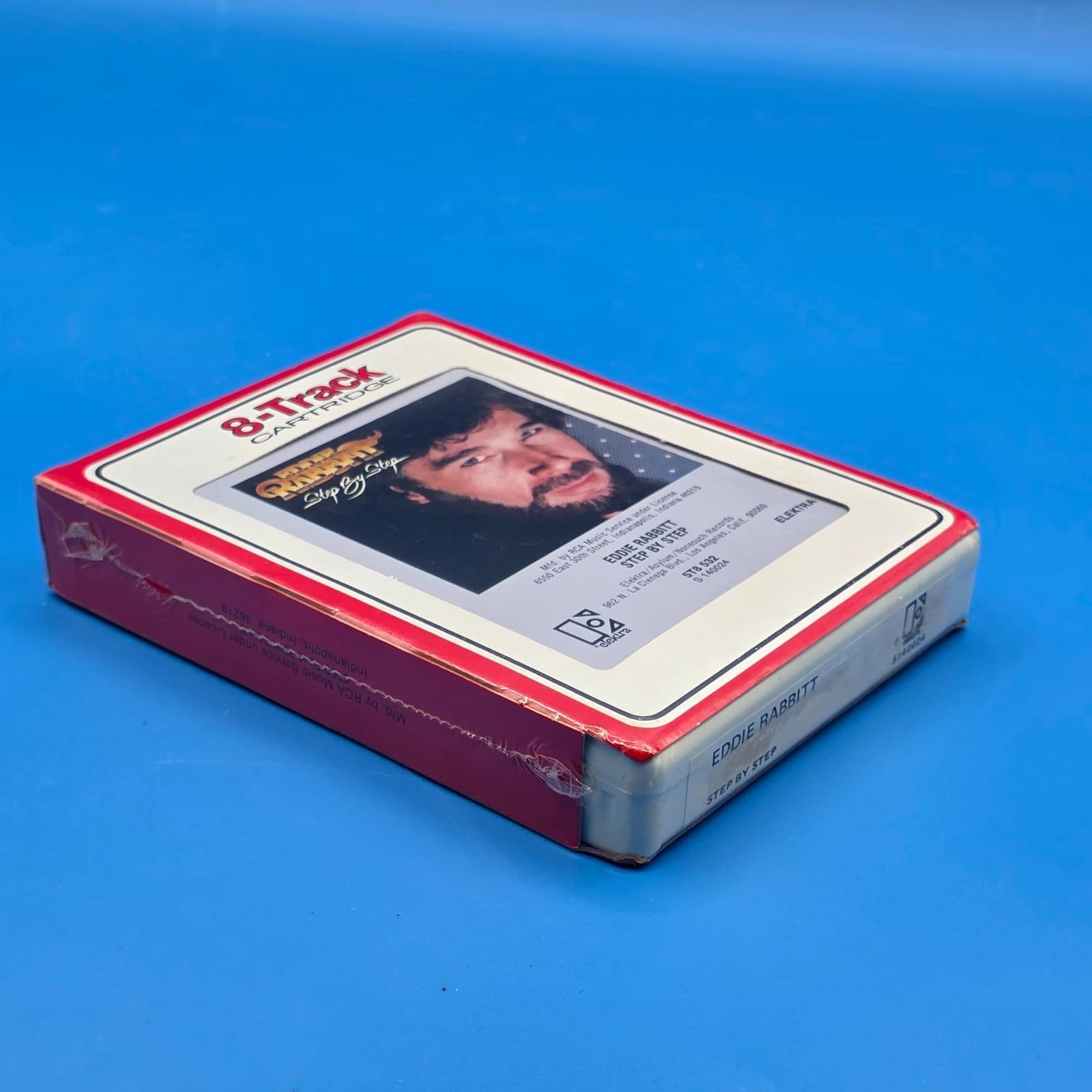 Eddie Rabbit- ‘Step By Step’ 8-Track Tape Cartridge SEALED - Thumbnail 4
