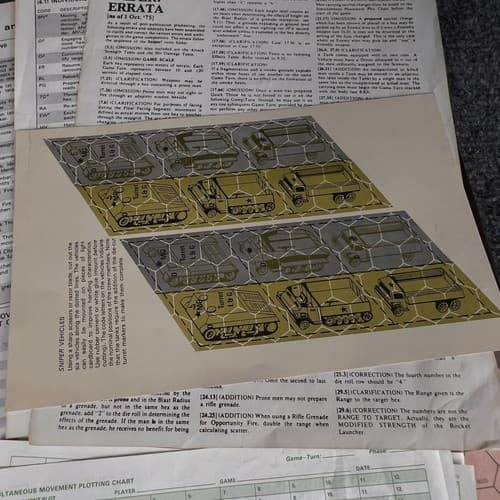 VTG 1973 SNIPER! Game House to House Fighting in WW2 SPI EARLY RPG SIMULATIONS - Thumbnail 9