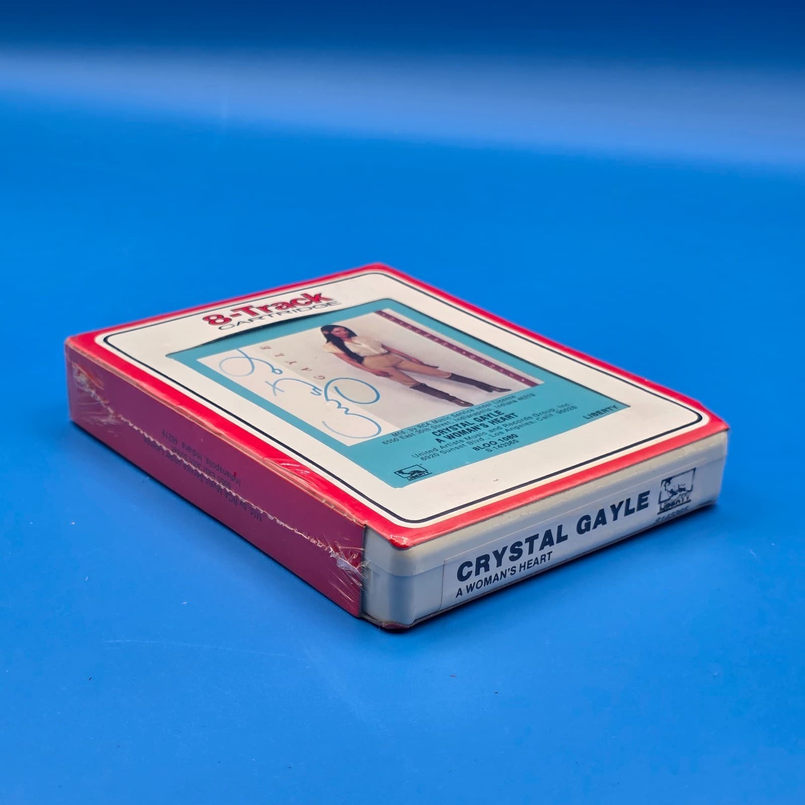 NEW SEALED - Crystal Gayle - A Woman's Heart - 8 Track Tape 8LOO1080 - Thumbnail 3