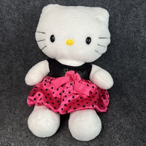 Build A Bear Hello Kitty Plush White Stuffed Animal Toy 18 Inch W/ Dress - Thumbnail 2