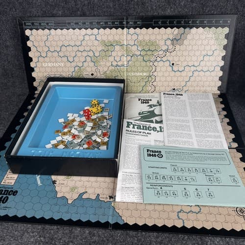 Vintage 1972 The Game of France 1940 German Blitzkrieg In The West Avalon Hill - Thumbnail 8