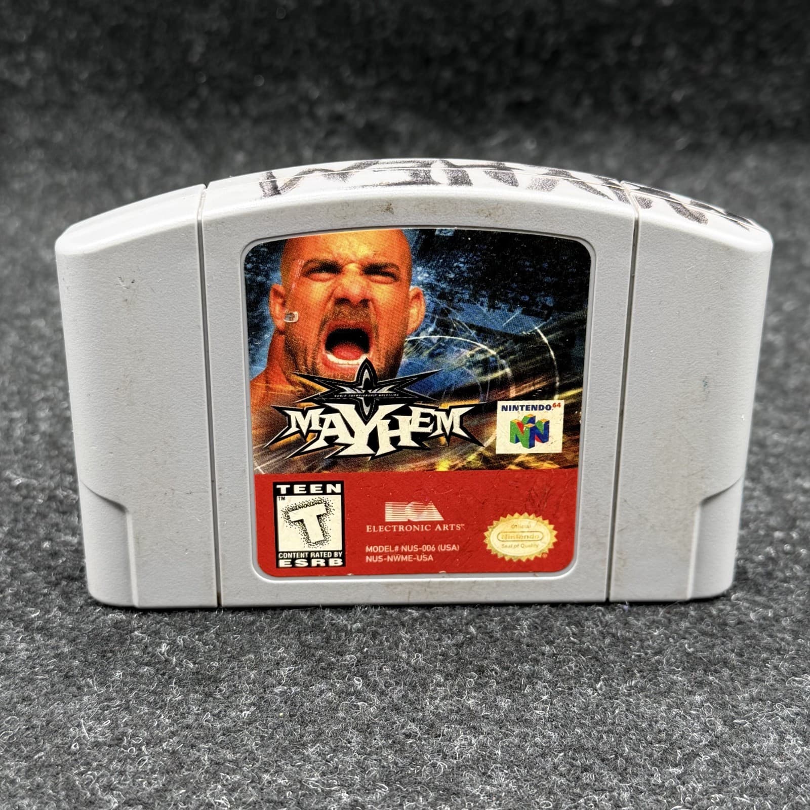 WCW Mayhem (Nintendo 64, 1999) N64 Authentic Retro Wrestling Game NWO WWE WWF