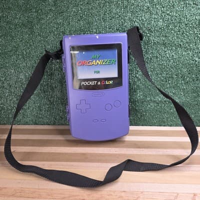 Logic 3 My Organizer For Pocket & Color Nintendo Gameboy Hard Travel Case Purple