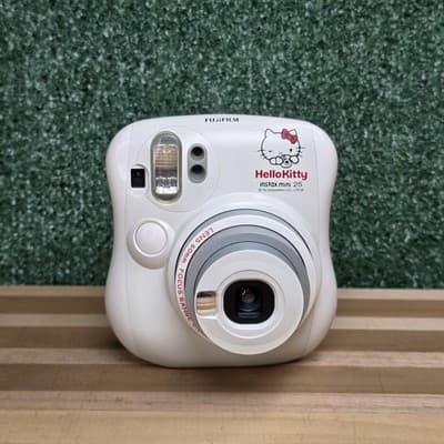 Hello Kitty FUJI FILM INSTAX MINI 25 Camera White Instant Camera FUJIFILM Tested