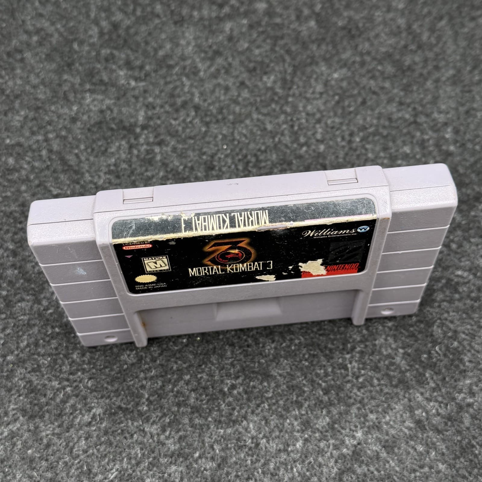Mortal Kombat 3 (Super Nintendo SNES, 1995) *Cart Only* Authentic Tested Cleaned - Thumbnail 5