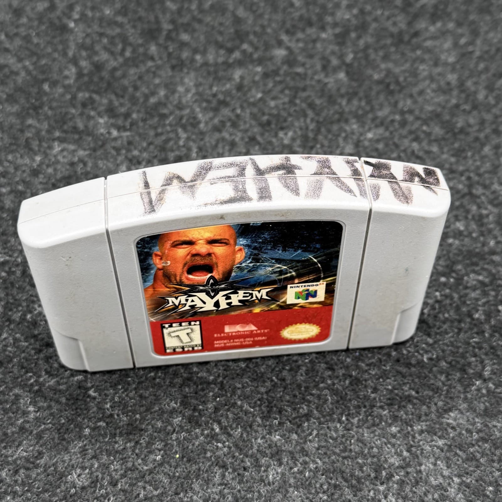 WCW Mayhem (Nintendo 64, 1999) N64 Authentic Retro Wrestling Game NWO WWE WWF - Thumbnail 2