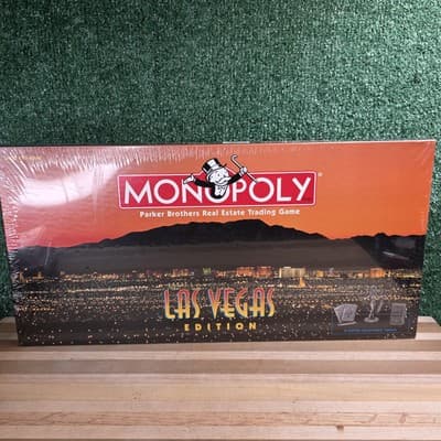 Monopoly Las Vegas Edition Pewter Collectable Tokens Brand Factory Sealed 1997