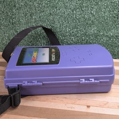 Logic 3 My Organizer For Pocket & Color Nintendo Gameboy Hard Travel Case Purple - Thumbnail 7
