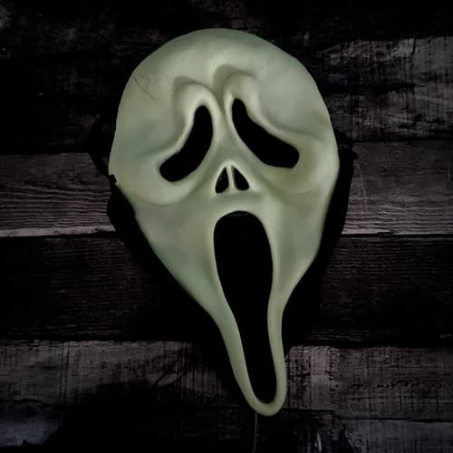 VTG Scream Ghost Face Halloween Mask No Hood Glow In The Dark Easter Unlimited