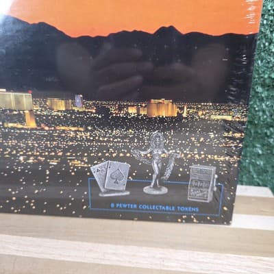 Monopoly Las Vegas Edition Pewter Collectable Tokens Brand Factory Sealed 1997 - Thumbnail 3