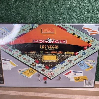Monopoly Las Vegas Edition Pewter Collectable Tokens Brand Factory Sealed 1997 - Thumbnail 5
