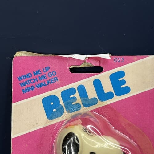 VTG AVIVA SNOOPY SISTER BELLE WIND ME UP WATCH ME GO MINI WALKER RARE - Thumbnail 2