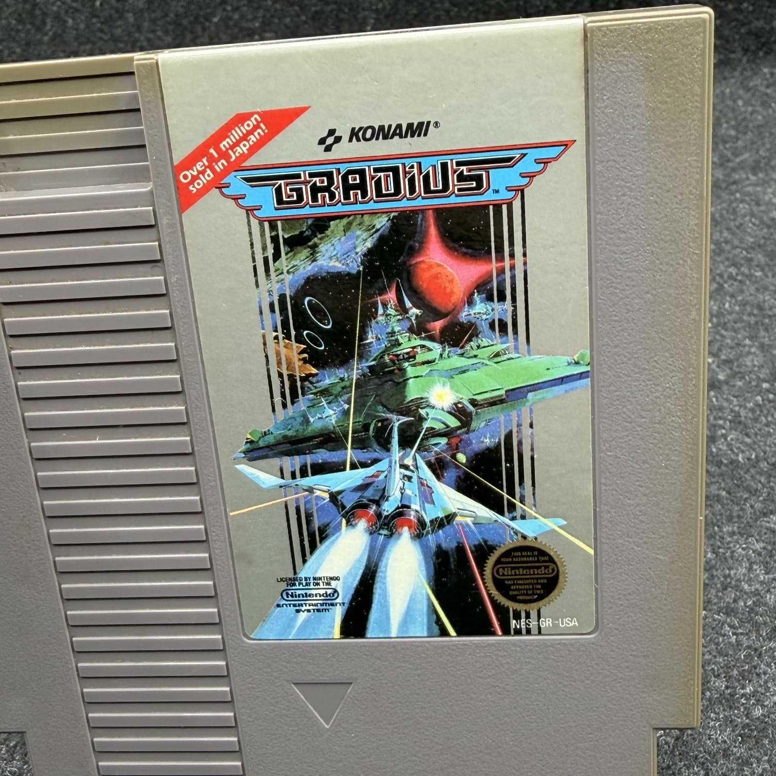 Gradius (Nintendo NES, 1986) Cleaned, Tested and Working - Authentic - Thumbnail 3