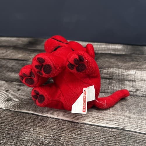 Clifford The Big Red Dog Plush Scholastic With Top Hat mini plush 6.5” - Thumbnail 7