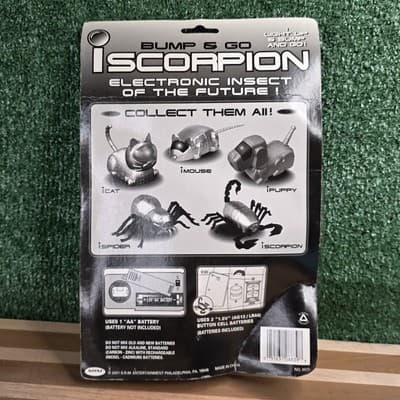 Bump & Go Iscorpion Electronic Insect of The Future Light Up NIP New 2001 Rare - Thumbnail 8