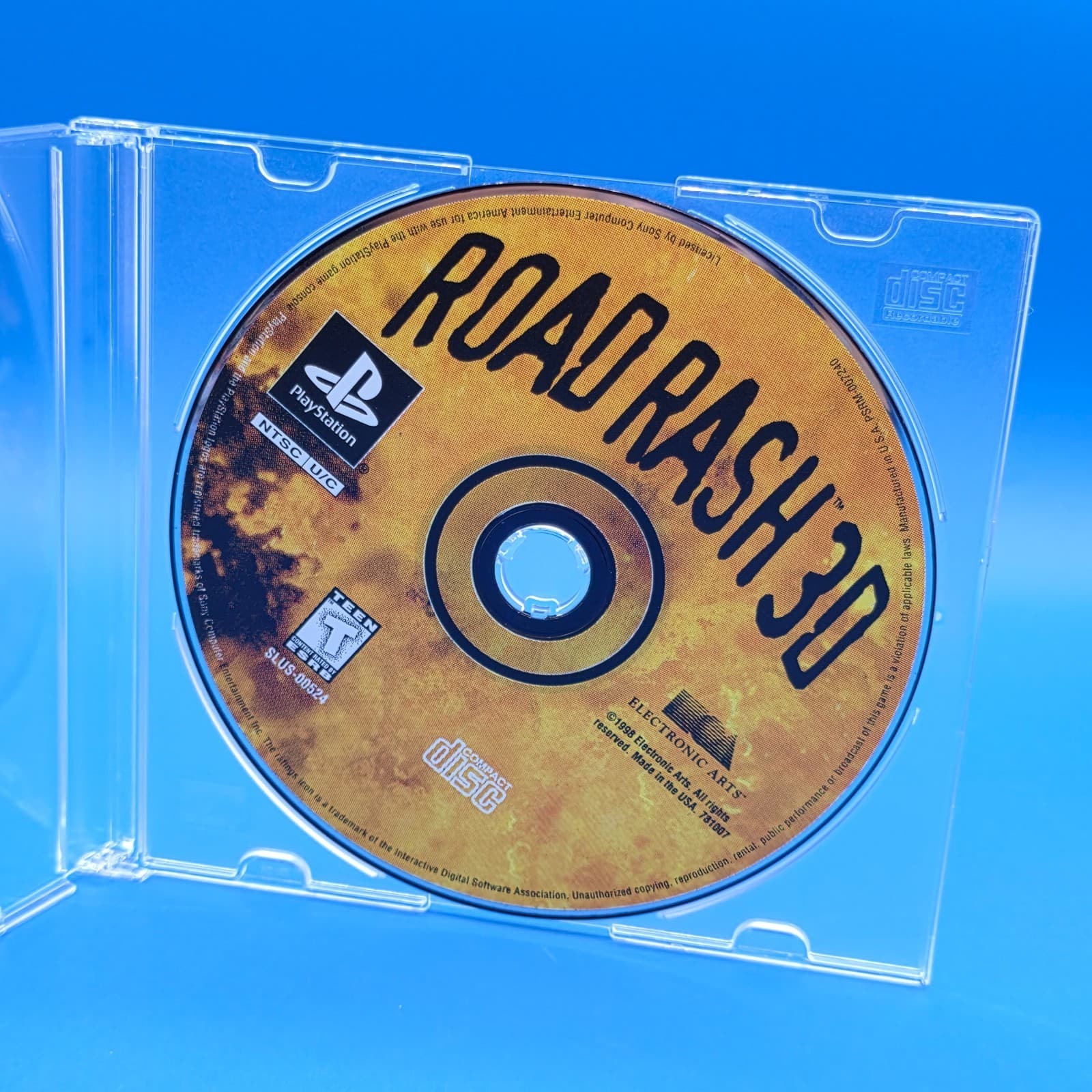 Road Rash 3D PS1 1998 Playstation 1 Disc Only - Thumbnail 2
