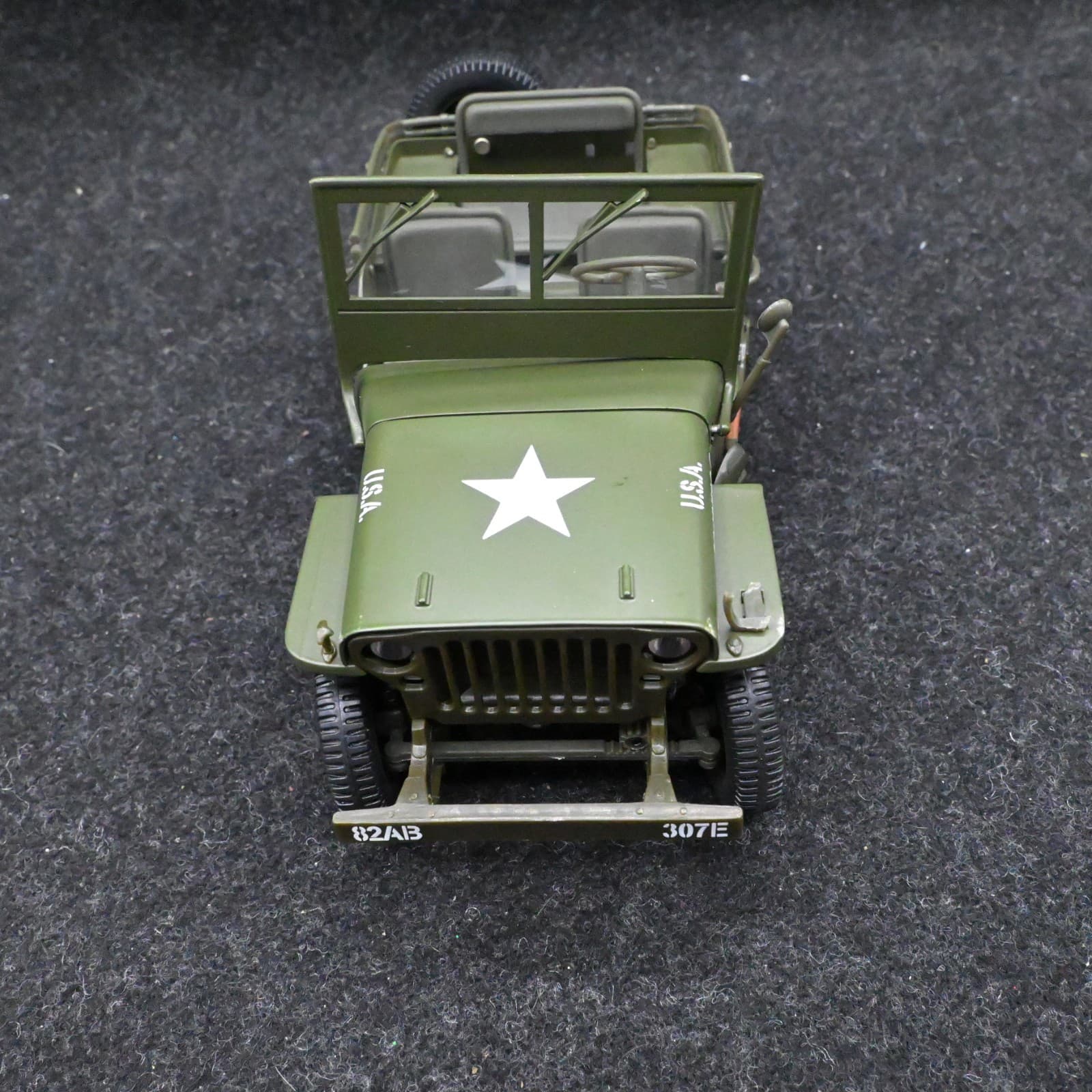 1:18 Scale Gate Willy's Jeep U.S.A. Military Transport - Thumbnail 3
