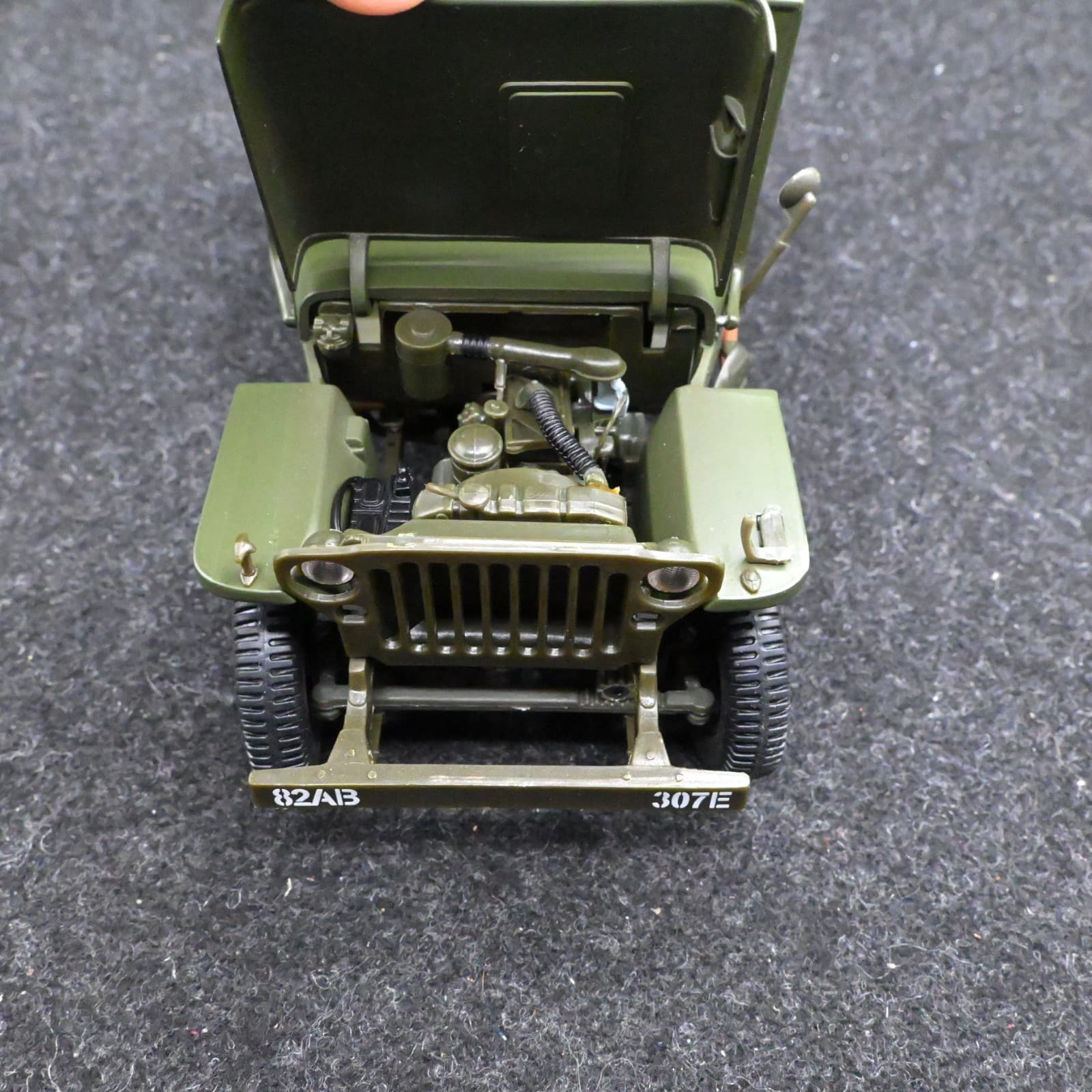 1:18 Scale Gate Willy's Jeep U.S.A. Military Transport - Thumbnail 4