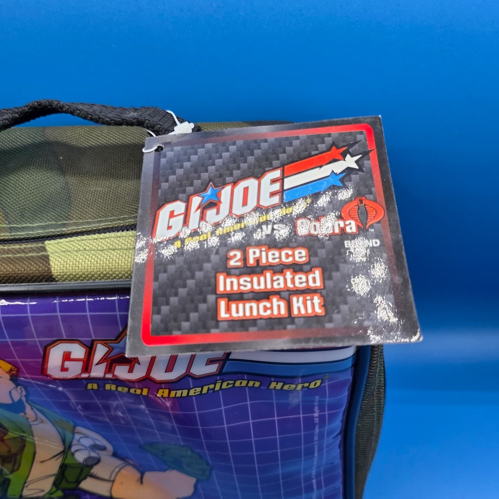 2003 GI Joe Duke A Real American Hero Insulated Lunch Box, New With Tags - Thumbnail 3