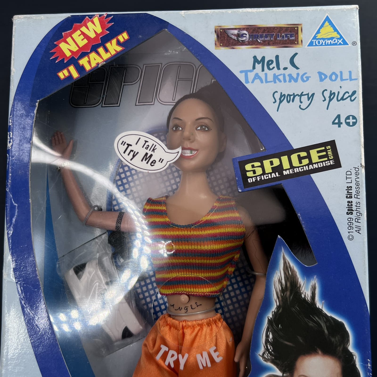 Vintage Spice Girls TALKING SPORTY SPICE Sporty Spice Mel C Doll 1999 - Thumbnail 2