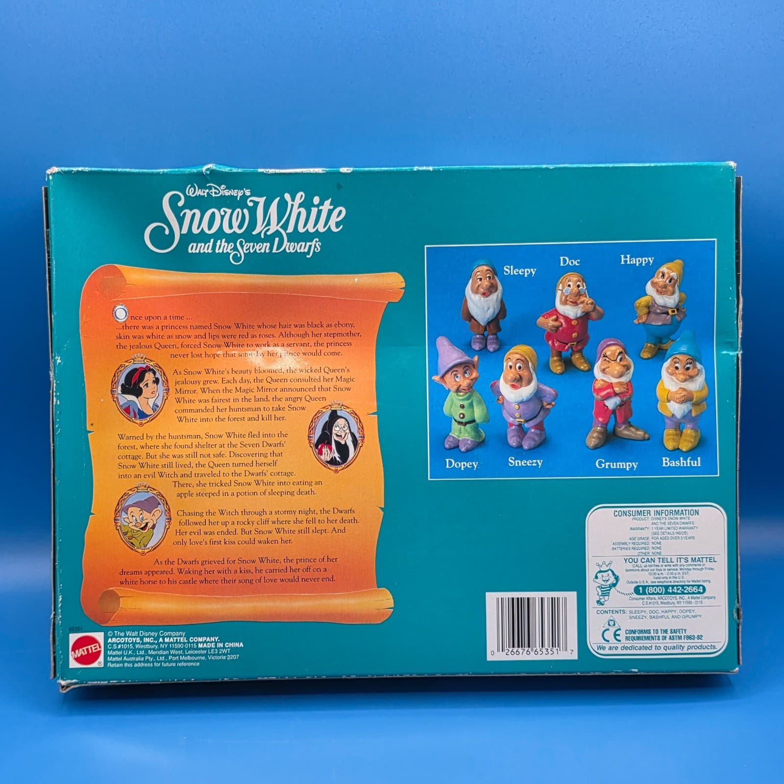 Walt Disney Snow White & Seven Dwarfs Mini Figures Set Collectible Figurines NOS - Thumbnail 5