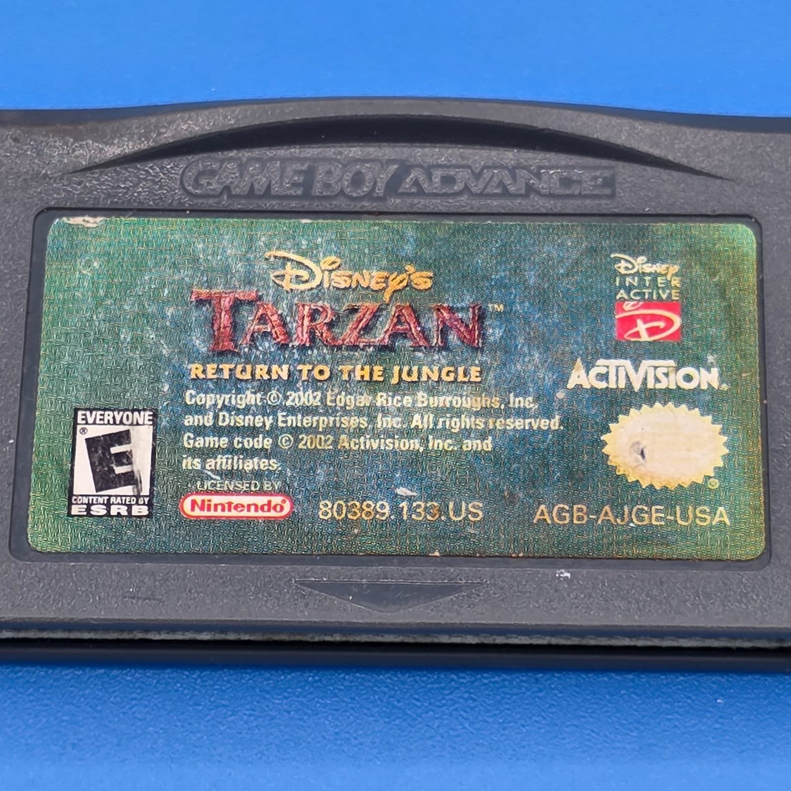 Disney Tarzan Return to the Jungle Nintendo Gameboy Advance Authentic Tested - Thumbnail 2