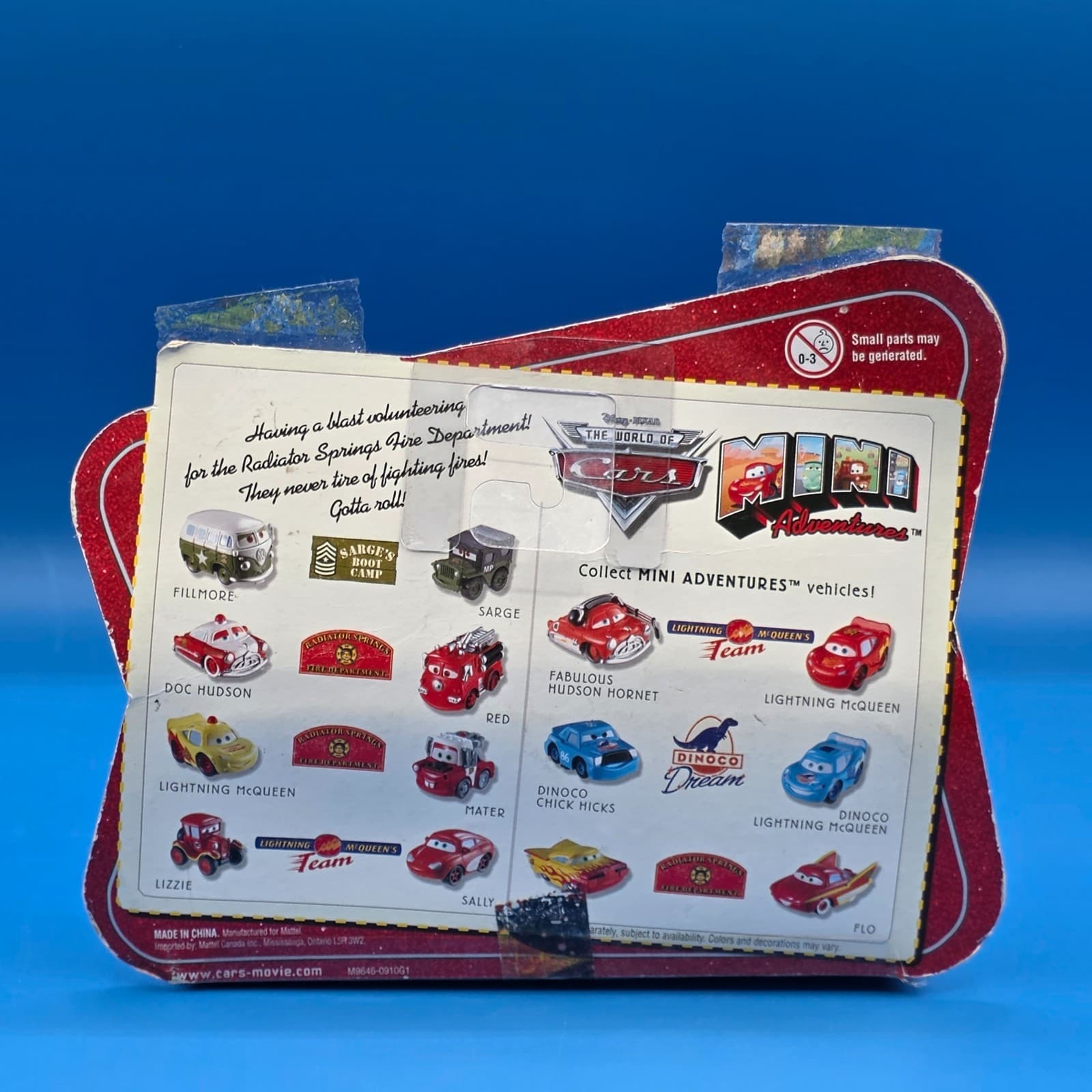 DISNEY PIXAR CARS MINI ADVENTURES RADIATOR SPRINGS FIRE DEPARTMENT RAMONE & FLO - Thumbnail 3