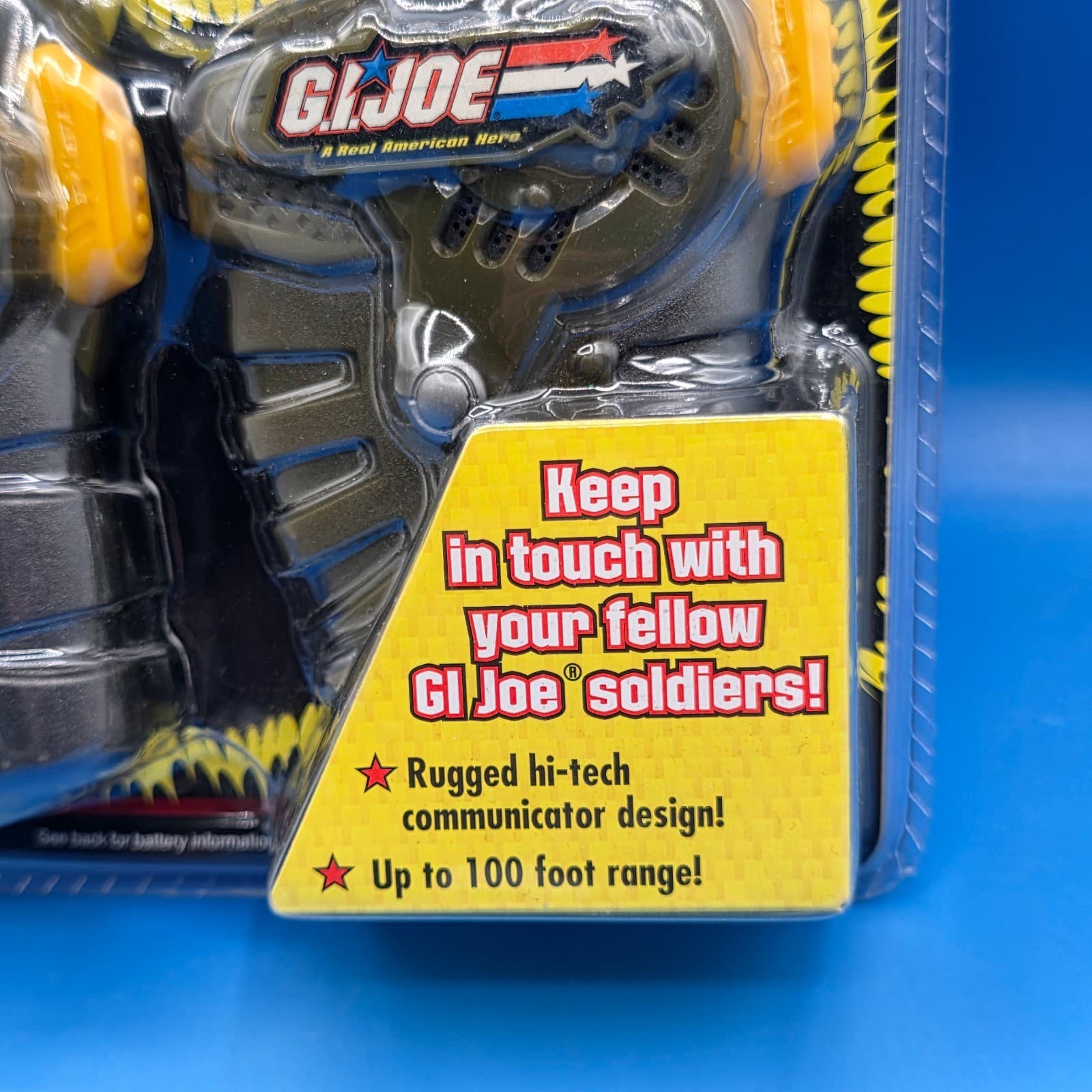 GI Joe vs COBRA Walkie Talkie Hasbro Tiger Electronics 2002 New - Thumbnail 2