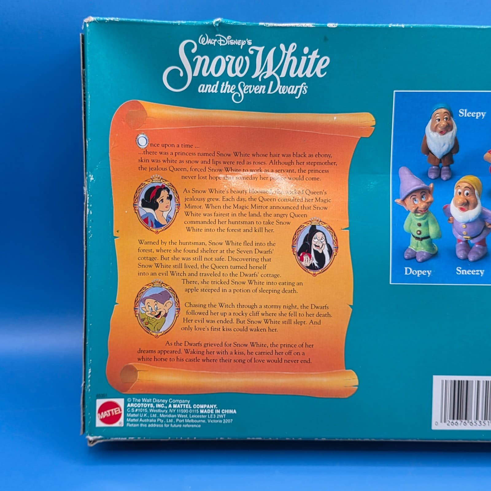 Walt Disney Snow White & Seven Dwarfs Mini Figures Set Collectible Figurines NOS - Thumbnail 4