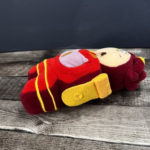 Disney Store Vintage Beauty & the Beast 8.5" Clogsworth Clock Plush Toy Doll - Thumbnail 5