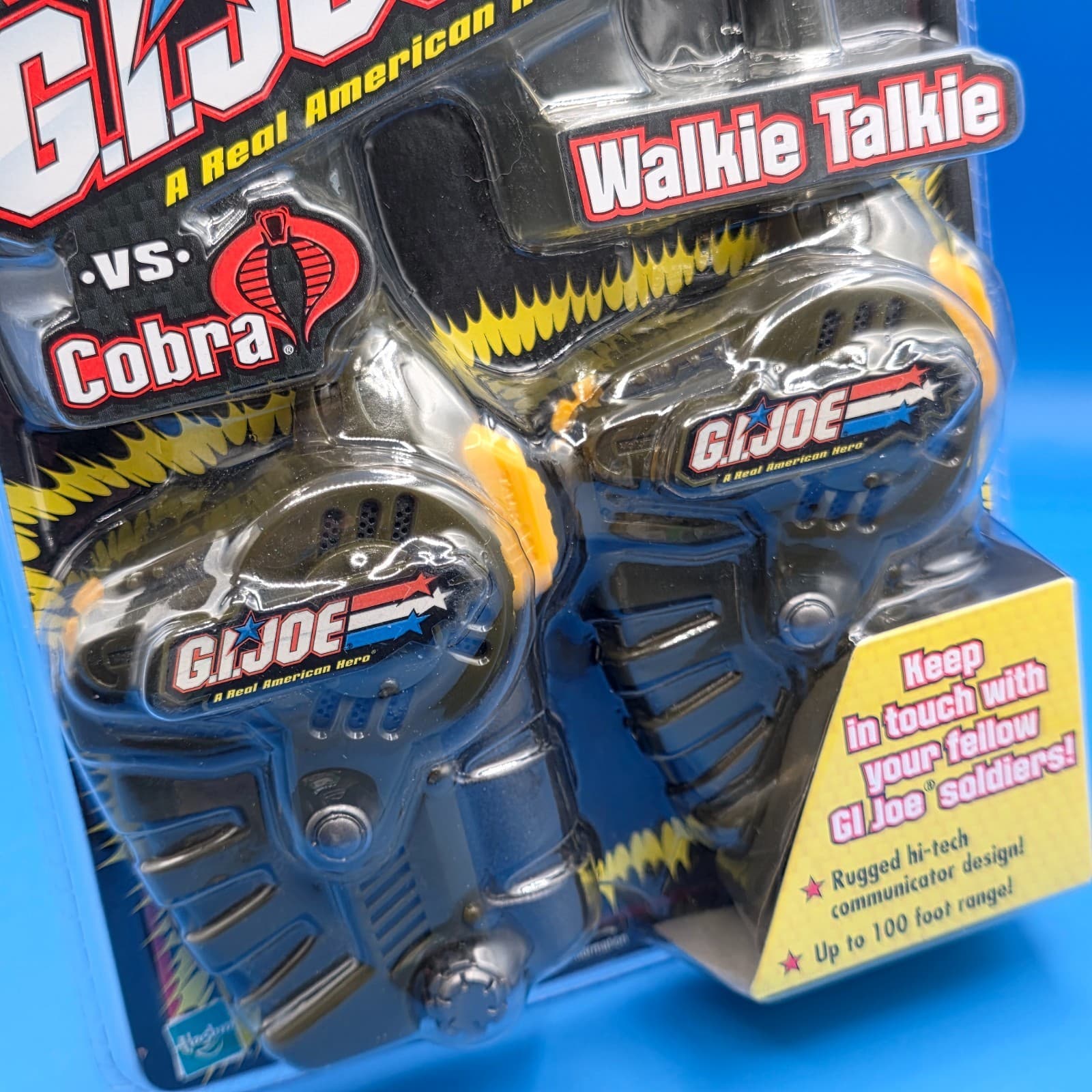 GI Joe vs COBRA Walkie Talkie Hasbro Tiger Electronics 2002 New - Thumbnail 3