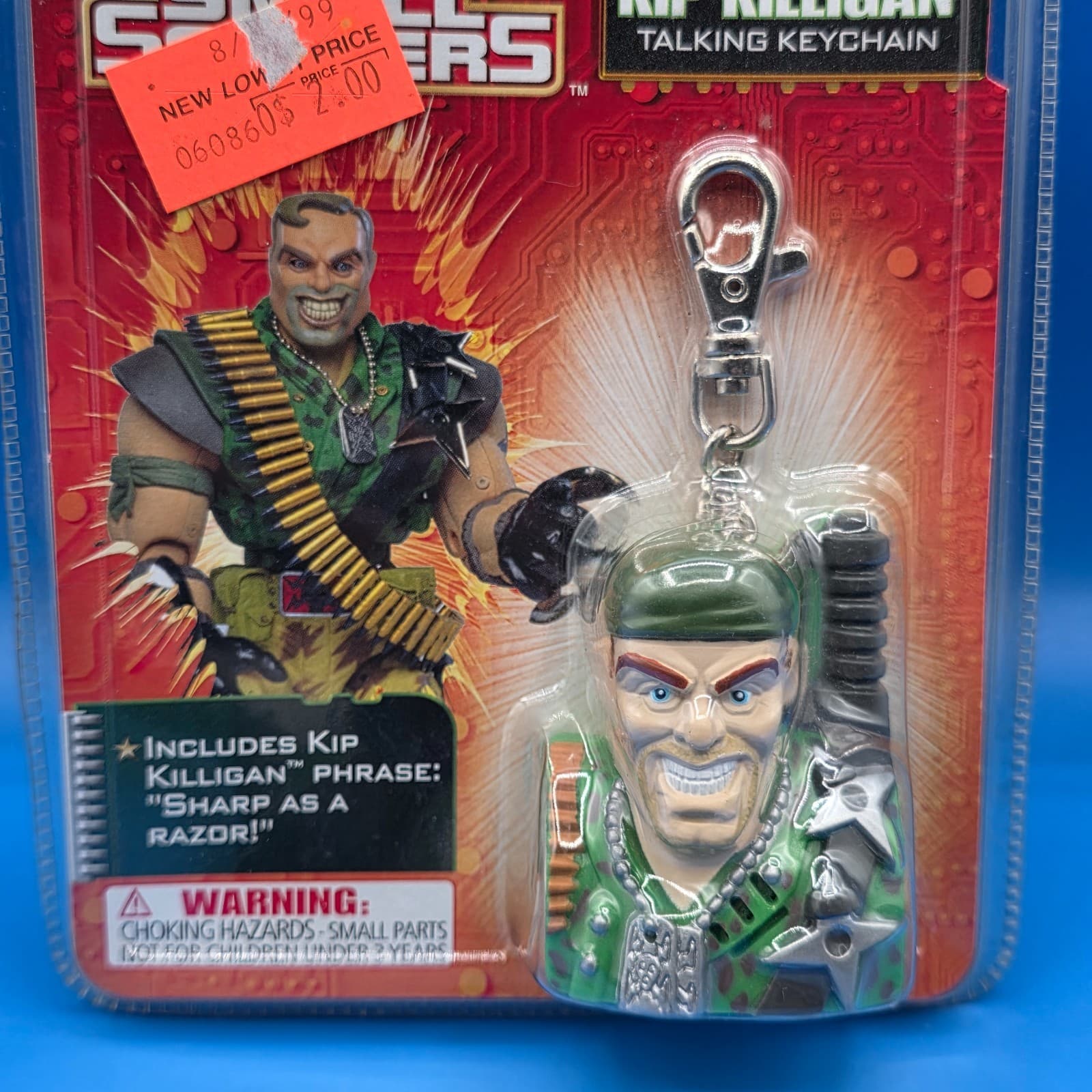 Vintage Small Soldiers Kip Killigan Key Chain Tiger Electronics 1998 - Thumbnail 7