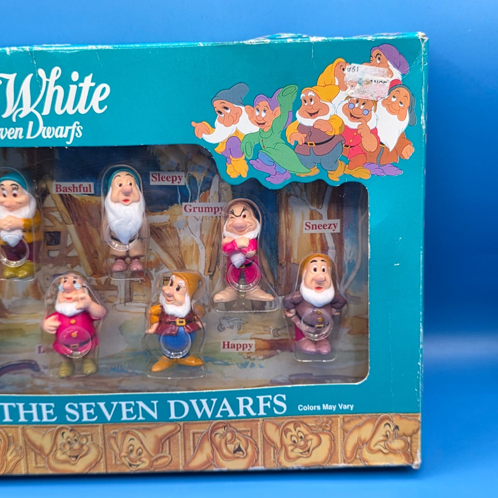 Walt Disney Snow White & Seven Dwarfs Mini Figures Set Collectible Figurines NOS - Thumbnail 11