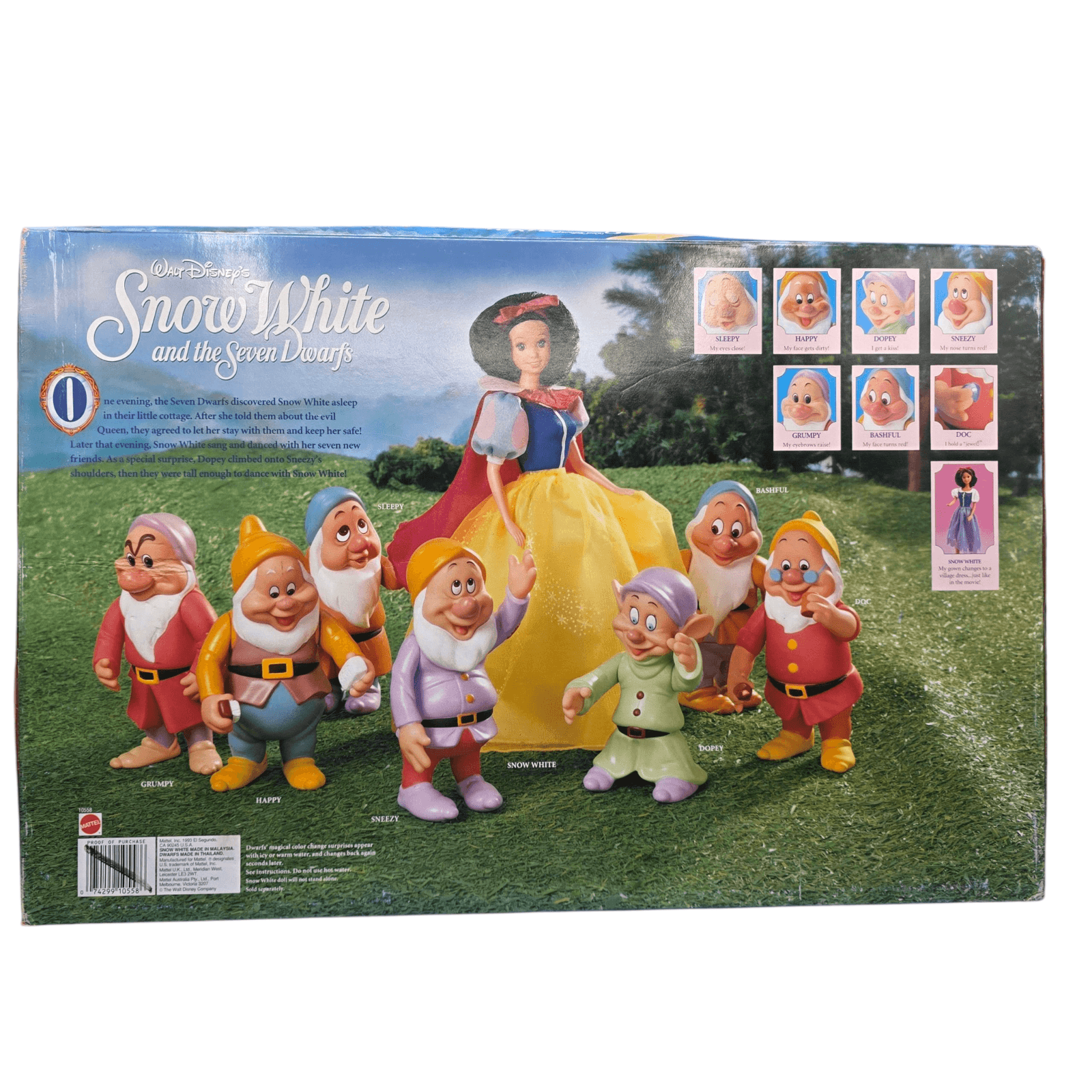 Disney Snow White and the Seven Dwarfs Classic Color Changing Set - MPN 10558 - Thumbnail 10