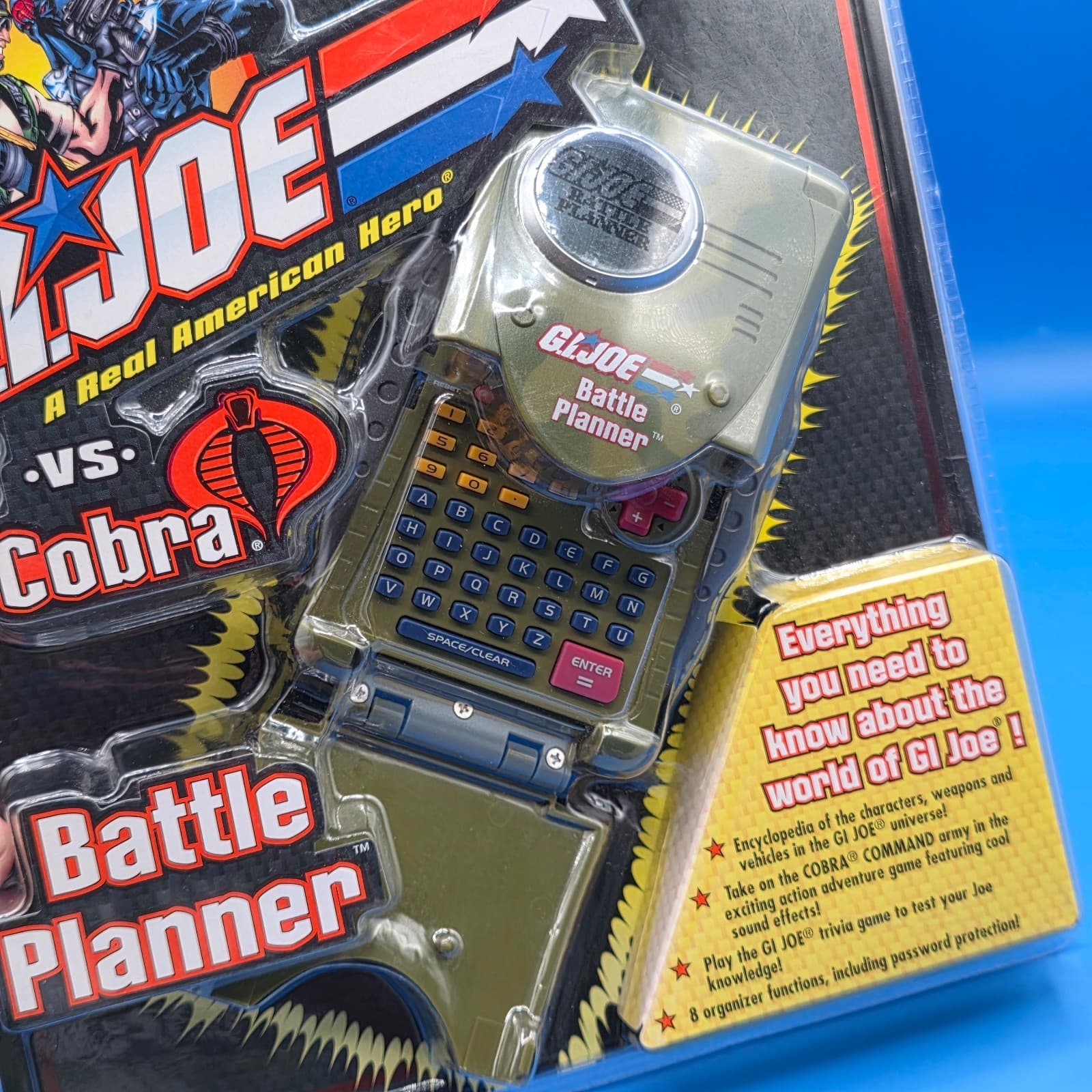 GI Joe vs. Cobra Battle Planner Tiger Electronics 2002 Vintage Sealed! - Thumbnail 8
