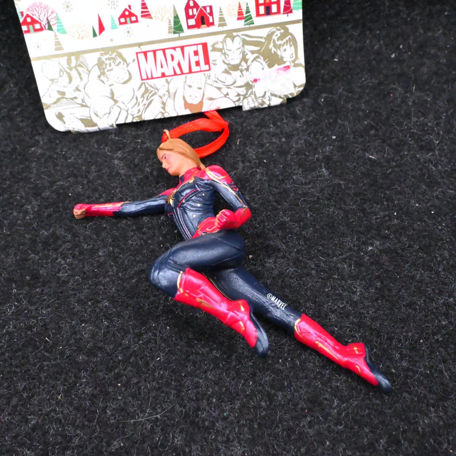 2025 Captain Marvel Disney Parks Sketchbook Christmas Tree Ornament New w Tag - Thumbnail 3